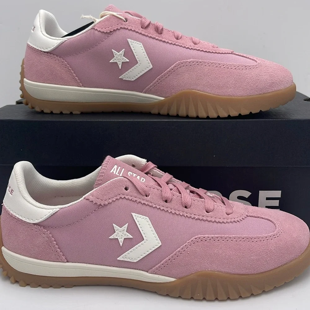 Converse WMNS RUN STAR TRAINER OX LOTUS PINK/EGRET/WHITE A13362C Sneakers - Picture 1 of 16